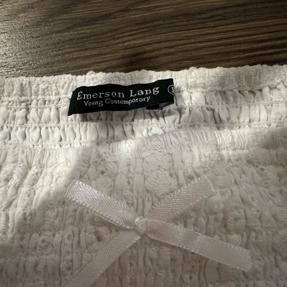 White Lace Ruffled Skirt - Picture 4 of 4